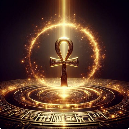 Lebenskraft des Ankh - Medizinrad ägyptischer Göttinnen